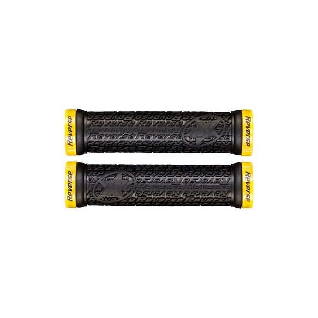 Mansoane Reverse Stamp Lock-On 135/30mm Negru/Galben