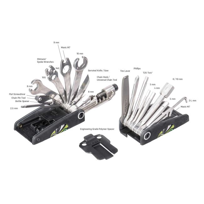 Topeak - cheie multifuncțională bicicletă Alien S multitool, 31 funcții