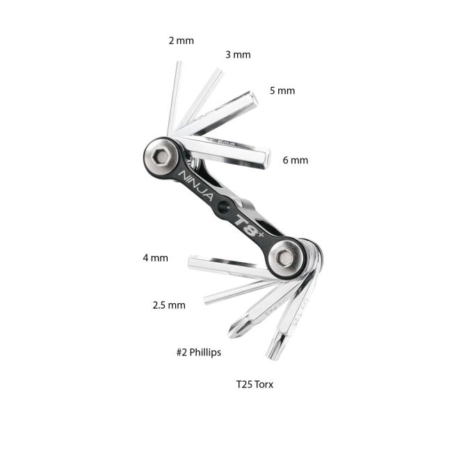 Topeak - set mini chei bicicletă Ninja Master multitool + ToolBox T8