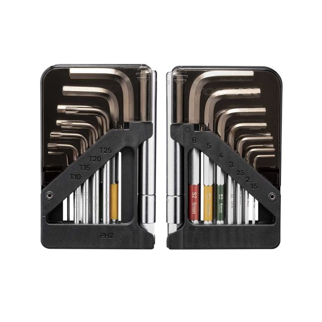 Topeak - set mini scule bicicletă ToolCard multitool, 13 piese