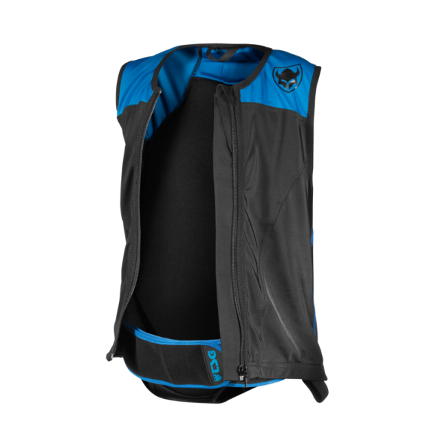 Vesta cu protectii TSG Backbone Junior - Black Blue
