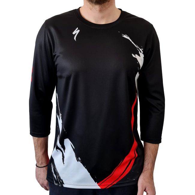 Tricou SPECIALIZED Men's All Mountain 3/4 - Trail of Flames