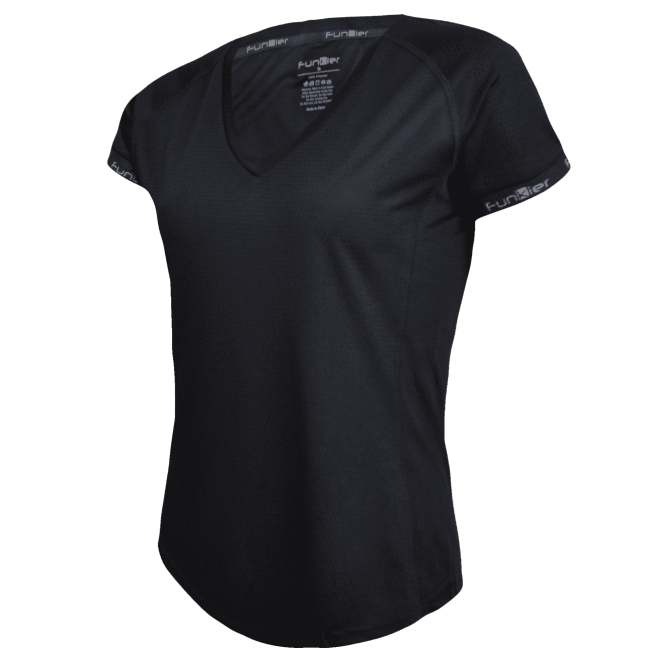 Tricou alergare FUNKIER Biancavilla - Negru