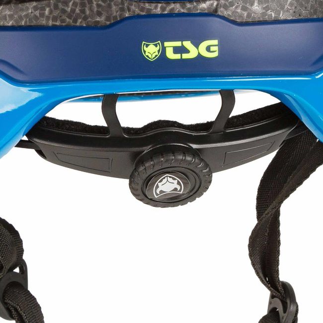 Casca TSG Scope Graphic Design - Acid Yellow/ Blue L/XL