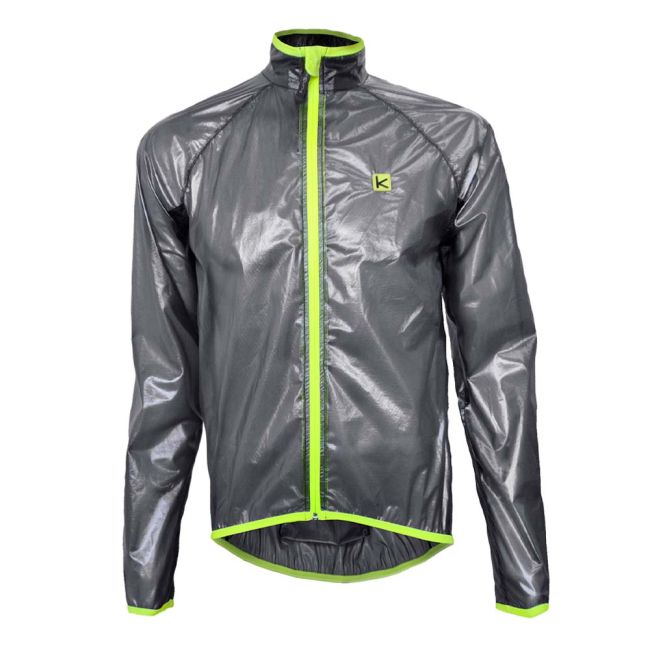 Jacheta ploaie FUNKIER Ravenna Storm Kids - Clear Grey/Yellow 14 ani