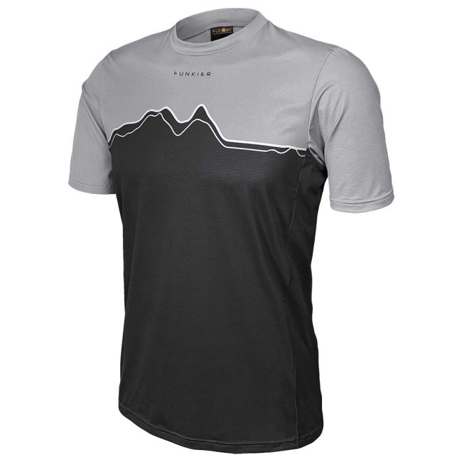 Tricou FUNKIER Bonefro Enduro - Grey