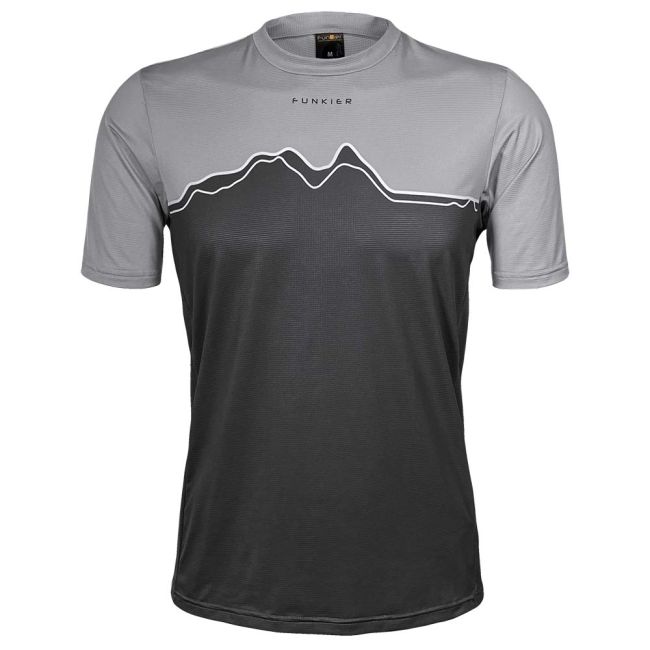 Tricou FUNKIER Bonefro Enduro - Grey