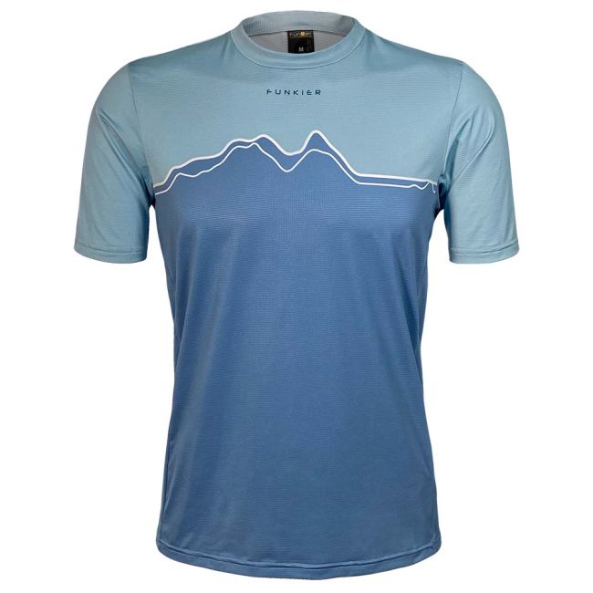 Tricou FUNKIER Bonefro Enduro - Light Blue