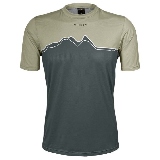 Tricou FUNKIER Bonefro Enduro - Olive Green