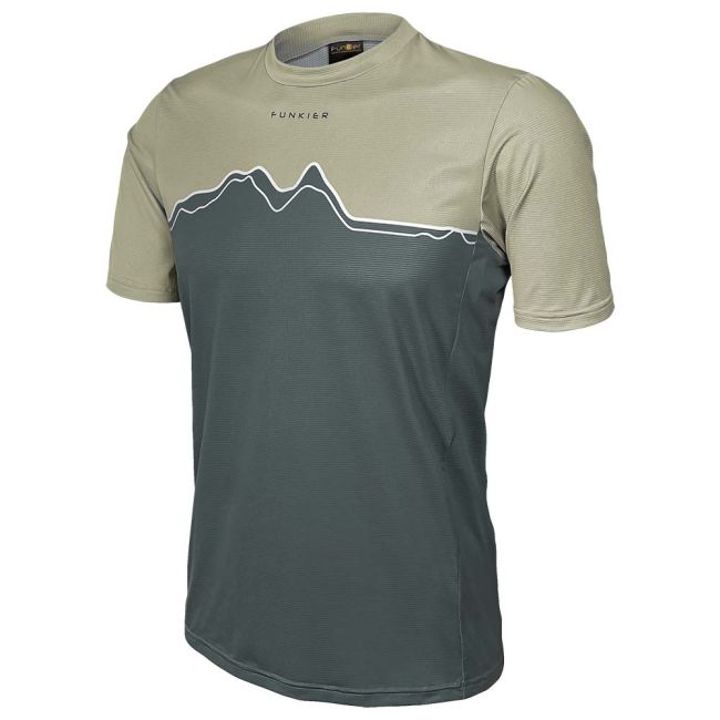 Tricou FUNKIER Bonefro Enduro - Olive Green