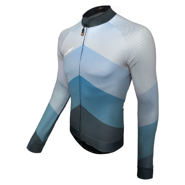 Tricou FUNKIER Piacenza-L-2 Pro Men L/S - Blue