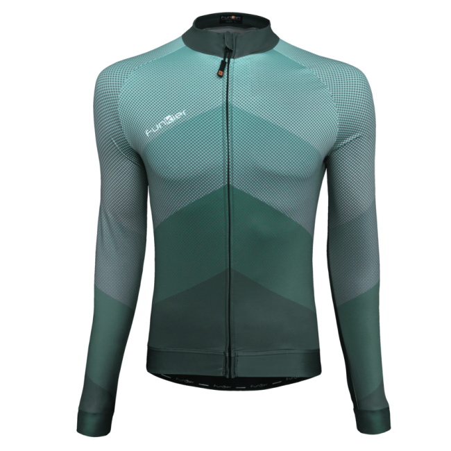 Tricou FUNKIER Piacenza-L-2 Pro Men L/S - Ocean Green