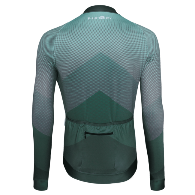 Tricou FUNKIER Piacenza-L-2 Pro Men L/S - Ocean Green