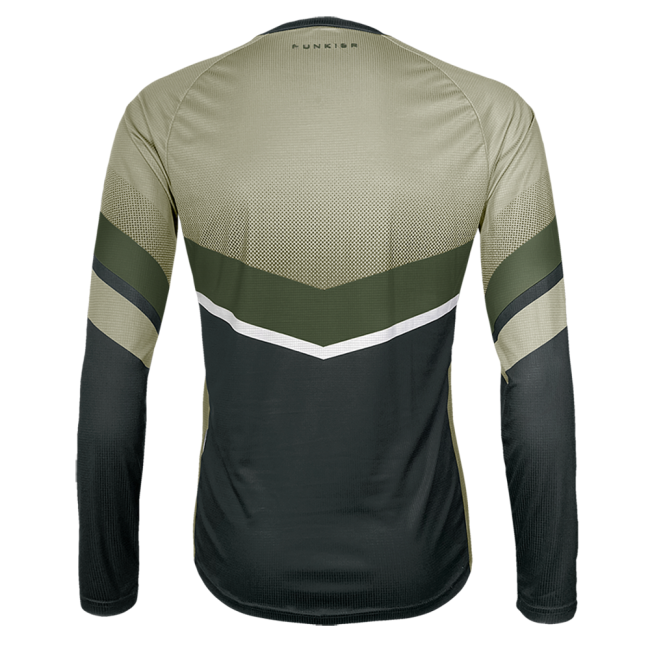 Tricou FUNKIER Turone Enduro LS - Olive Green