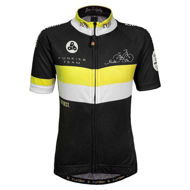 Tricou copii FUNKIER Saletti - Yellow/Black 14 ani