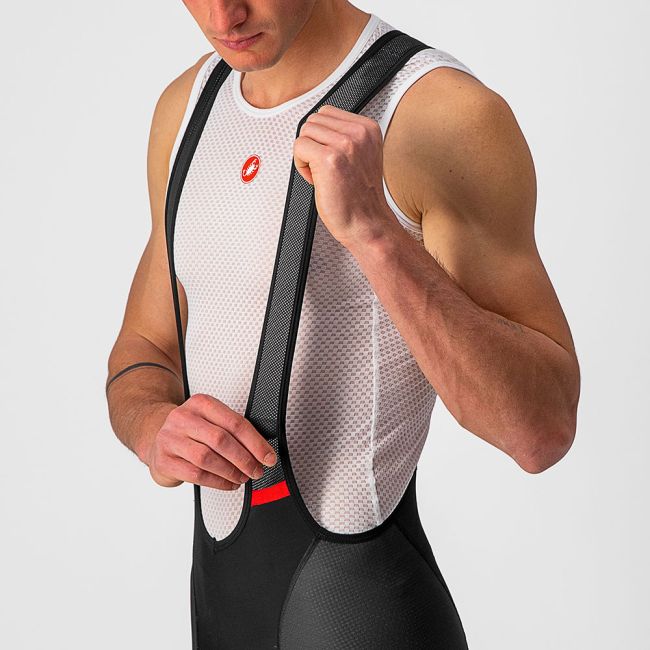 Castelli - pantaloni scurti pentru ciclism cu bretele Competizione Kit bibshorts - negru galben fluo
