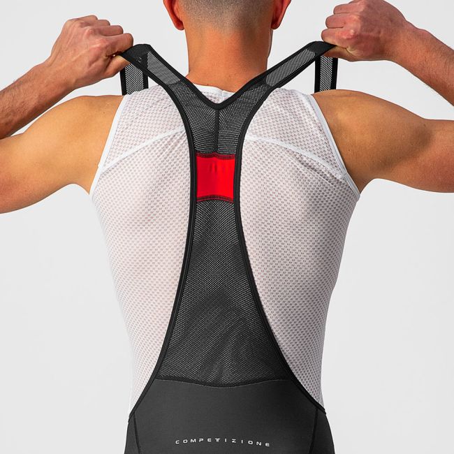 Castelli - pantaloni scurti pentru ciclism cu bretele Competizione Kit bibshorts - negru galben fluo