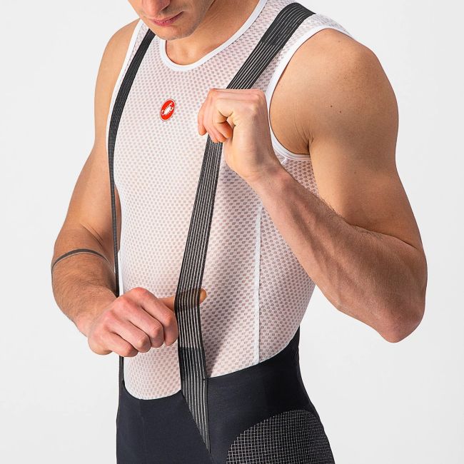 Castelli - pantaloni scurti pentru ciclism cu bretele Free Unlimited - negru