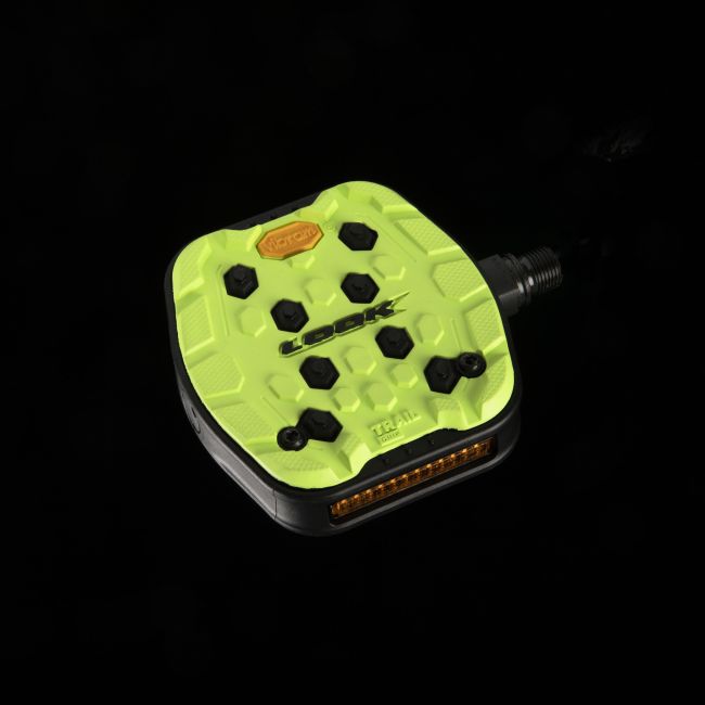 Look - pedale flat pentru MTB - Trail Grip cu Vibram - verde lime