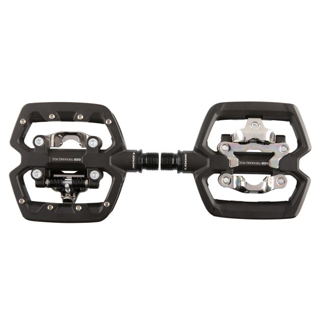 Look - pedale trekking hibride flat/ clipless SPD cu lumina - Geo Trekking Roc Vision