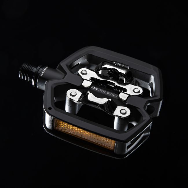 Look - pedale trekking hibride flat/ clipless SPD cu lumina - Geo Trekking Roc Vision