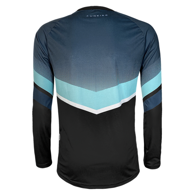Tricou FUNKIER Turone Enduro LS - Turquoise