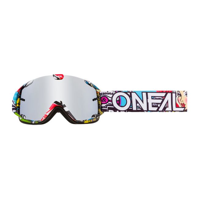 B-30 Youth Goggle CRANK multi - silver mirror