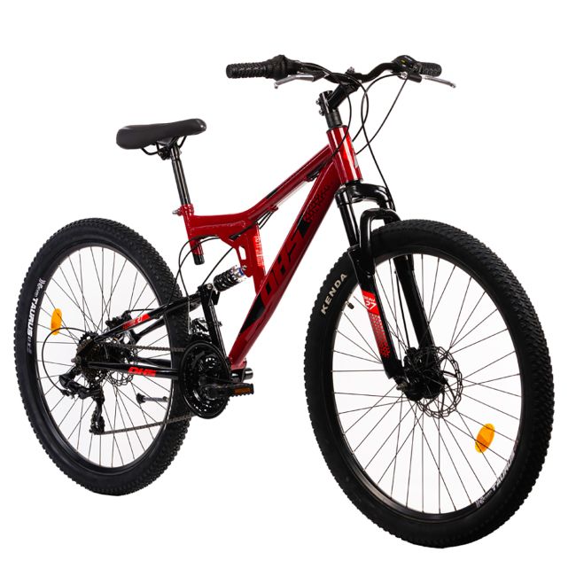 Bicicleta Mtb Terana 2743 FS - 27 Inch  M  Rosu