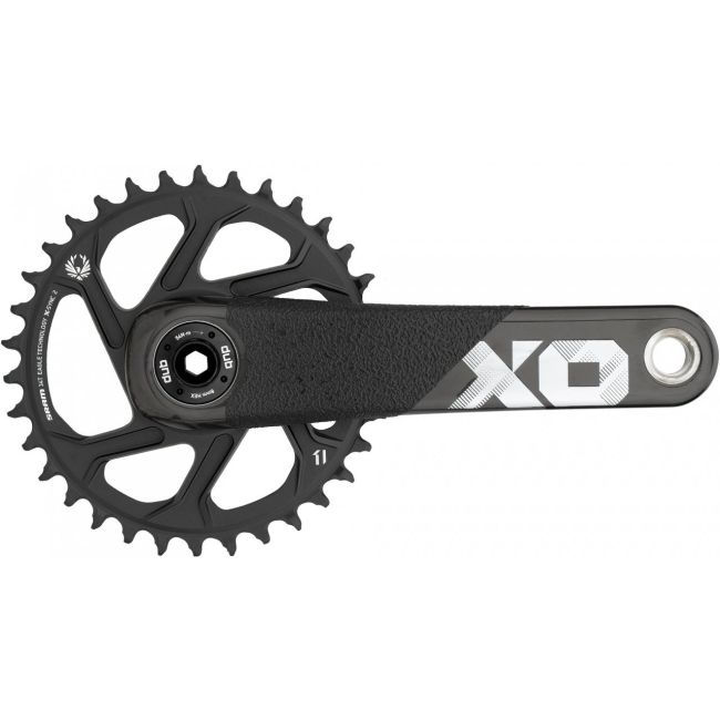 Angrenaj Pedalier Sram X01 All Downhill DUB83 - 1 x 10 11 Viteze, 34T, Negru