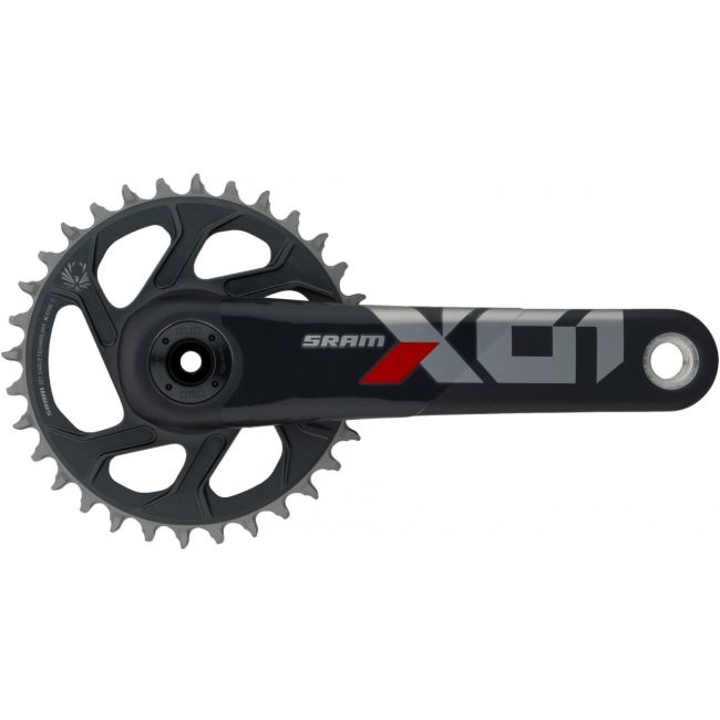 Angrenaj Pedalier Sram X01 Eagle DUB - Brat 175 Mm, 12 Viteze, 32T, Negru