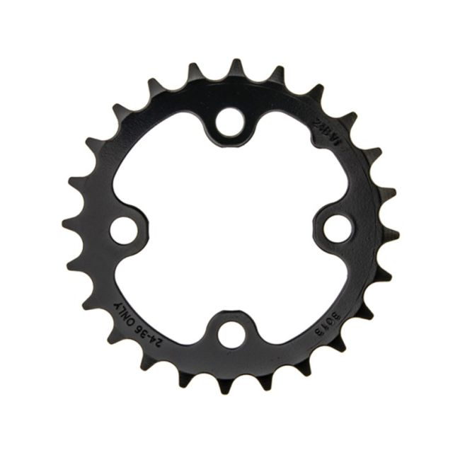 Foaie Angrenaj Sram Mtb BCD64 V1 - Otel, 24T, Negru