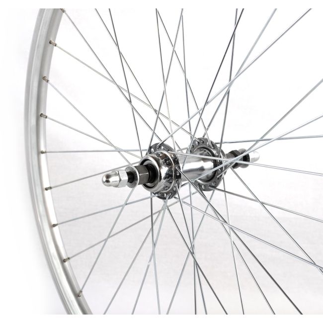 Roata spate ATLAS 26  , 559x18, ALU dubla, argintie natur, V-Brake CNC, 36H