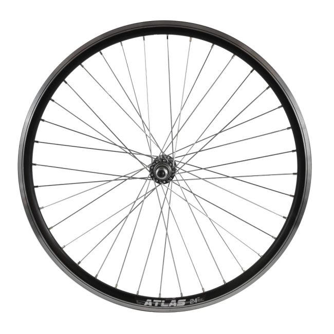 Roata Fata 24   Cerurim, Janta Dubla Atlas, 507X18, V-Brake, 36H,Neagra