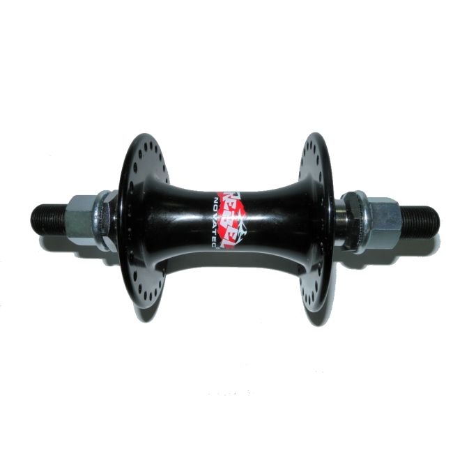 Butuc Fata Bmx Novatec A01 Csbt-14 Negru 48 Gauri, aluminiu