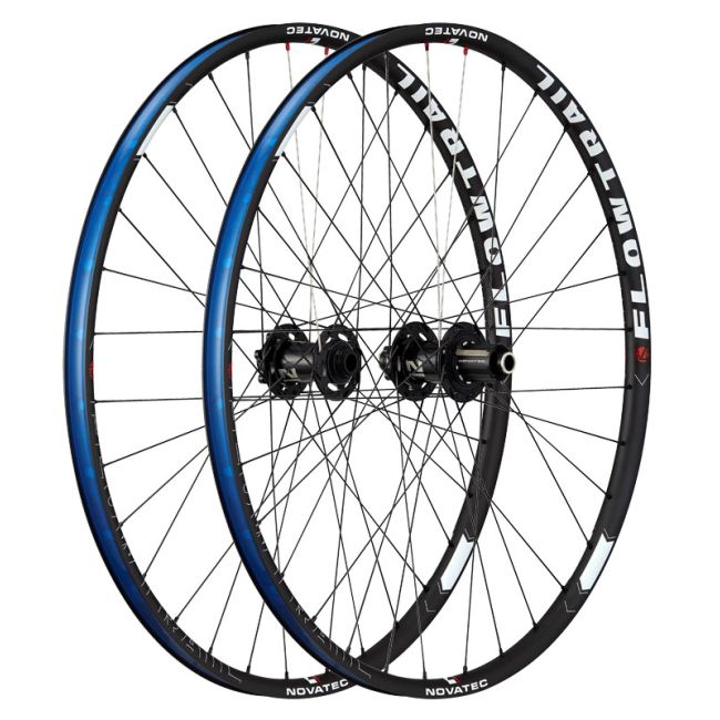 Set Roti 29   Novatec Flowtrail U2.1, Janta Dubla Tubless, Disc, 32H, Negre