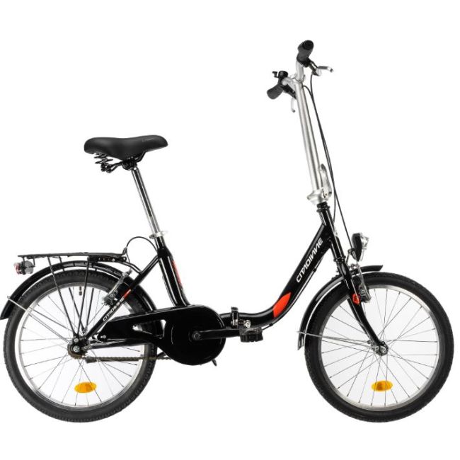 Bicicleta Pliabila Dhs 2092 Negru 20 Inch