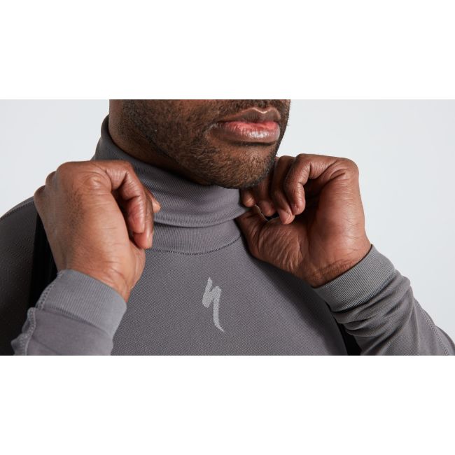 Bluza SPECIALIZED Men's Seamless Roll Neck LS Base Layer - Grey
