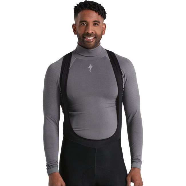 Bluza SPECIALIZED Men's Seamless Roll Neck LS Base Layer - Grey