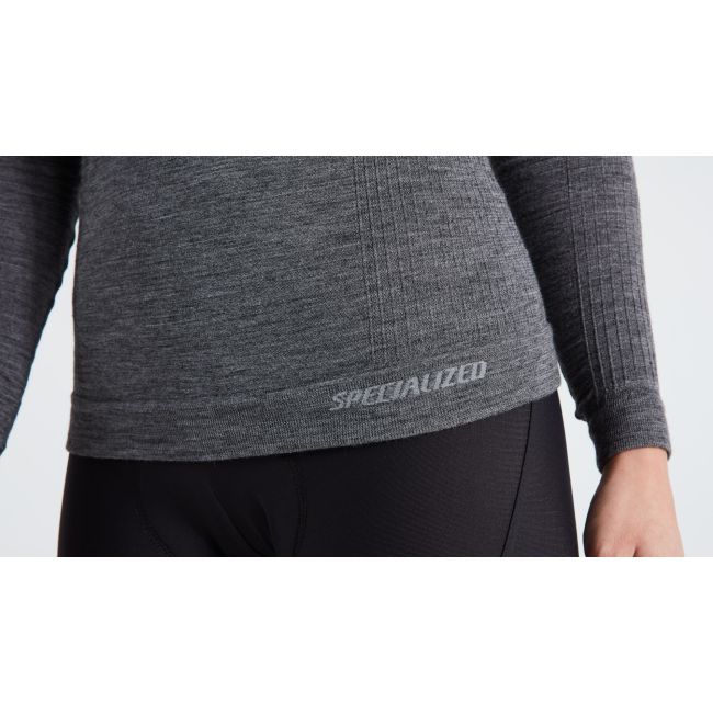 Bluza SPECIALIZED Women's Merino Seamless LS Base Layer - Grey