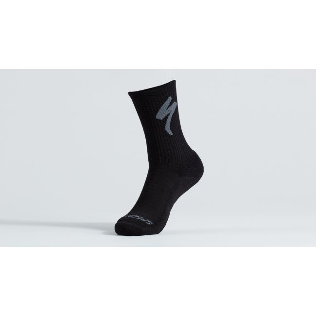 Sosete SPECIALIZED Merino Midweight Tall Logo - Black