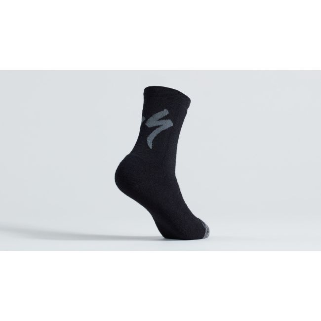 Sosete SPECIALIZED Merino Deep Winter Tall Logo - Black XL