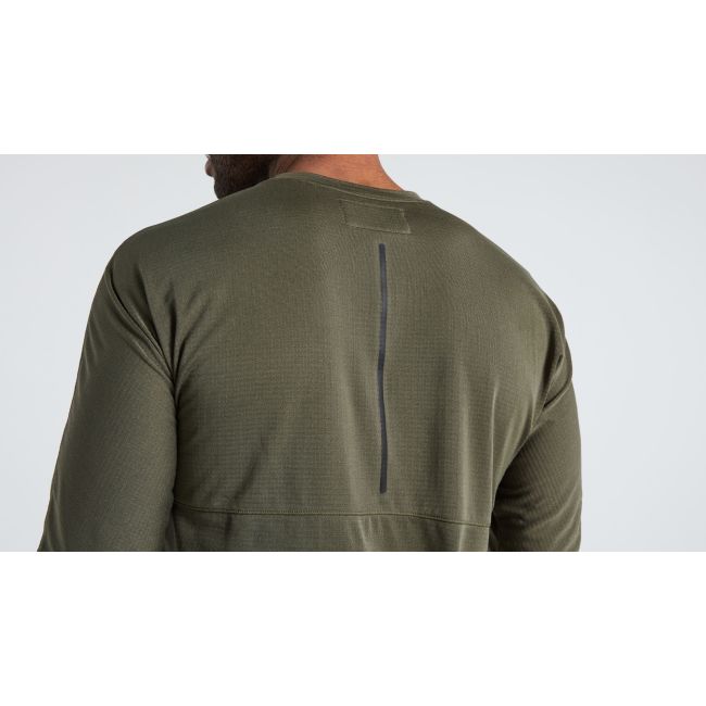 Tricou SPECIALIZED Men's Trail Power Grid LS - Oak Green