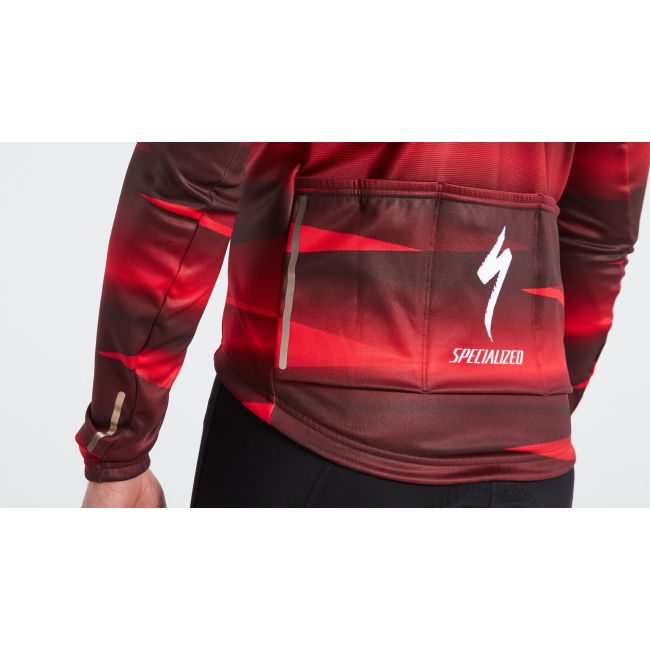 Tricou softshell SPECIALIZED Men's Factory Racing Team SL Expert - Black/Red
