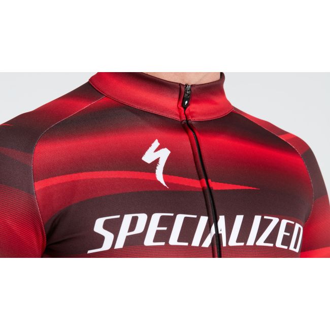 Tricou softshell SPECIALIZED Men's Factory Racing Team SL Expert - Black/Red