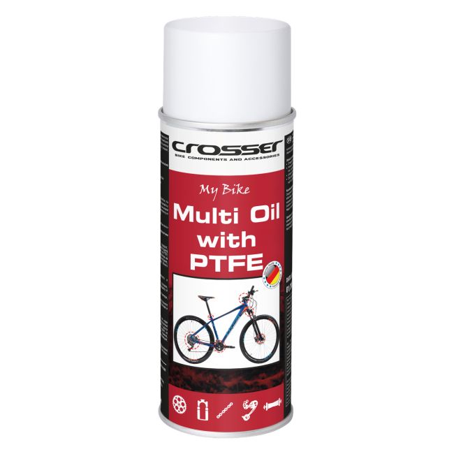 Spray intretinere CROSSER My Bike Multi Oil with PTFE 400ml aerosol
