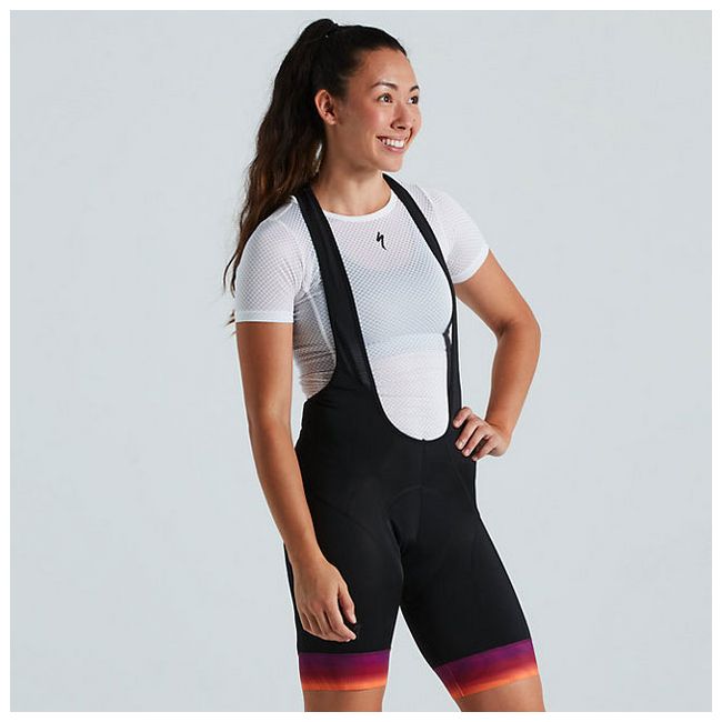 Pantaloni cu bretele SPECIALIZED RBX Comp Women's Bib Short - Orange Sunset/Violet