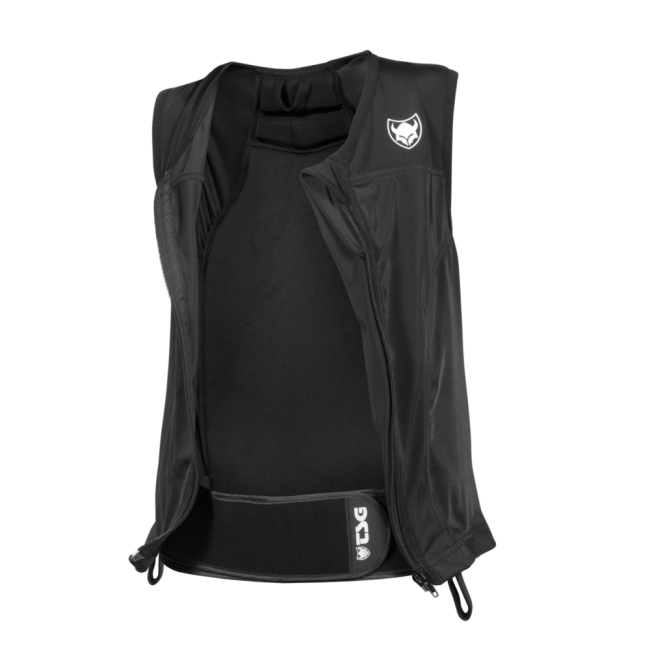 Vesta cu protectii TSG Backbone Junior - Black JXS