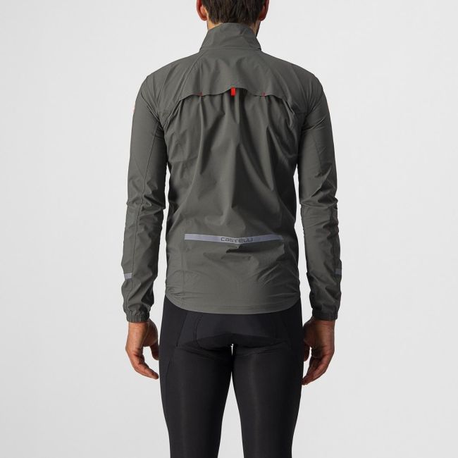 Castelli - Jacheta de ploaie Emergency 2 Rainjacket - verde kaki