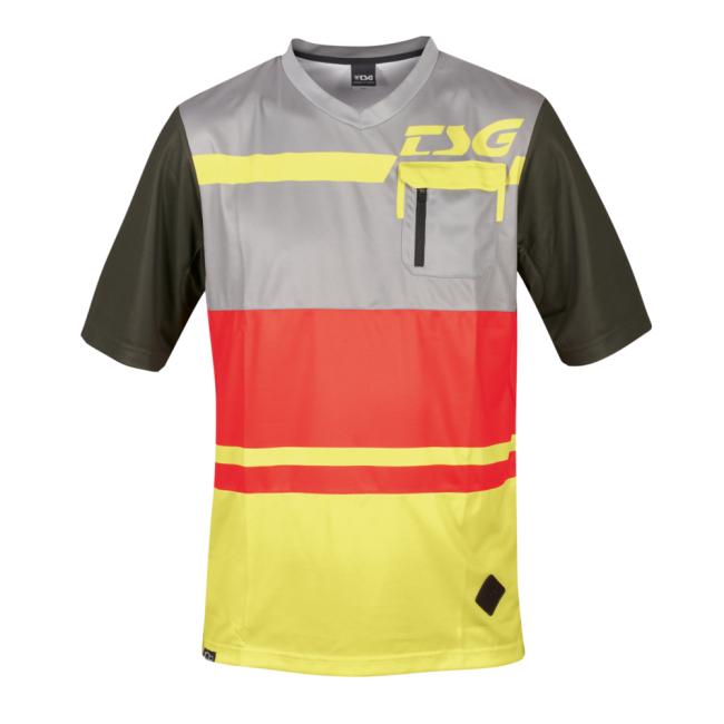 Tricou TSG SP5 S/S - Red Limeyellow
