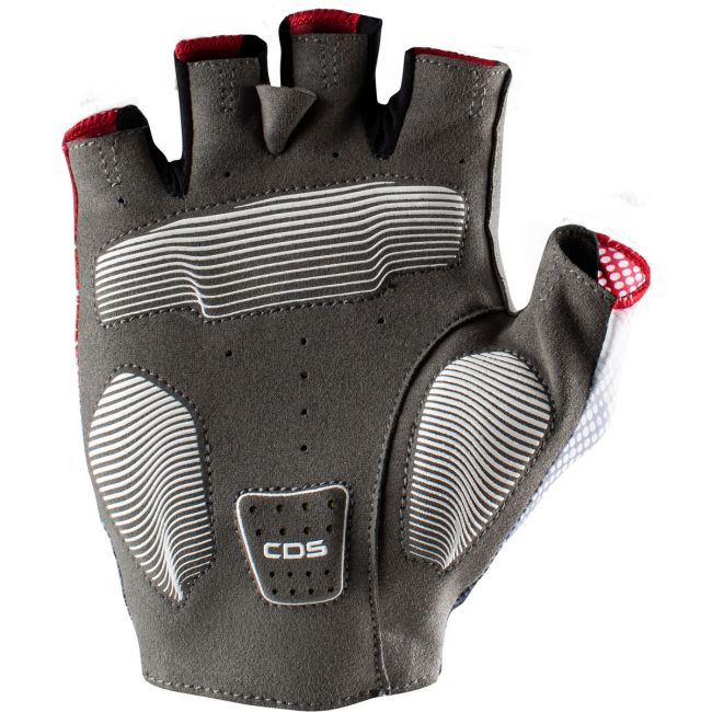 Castelli - manusi ciclism Competizione 2 gloves - rosu alb bleumarin